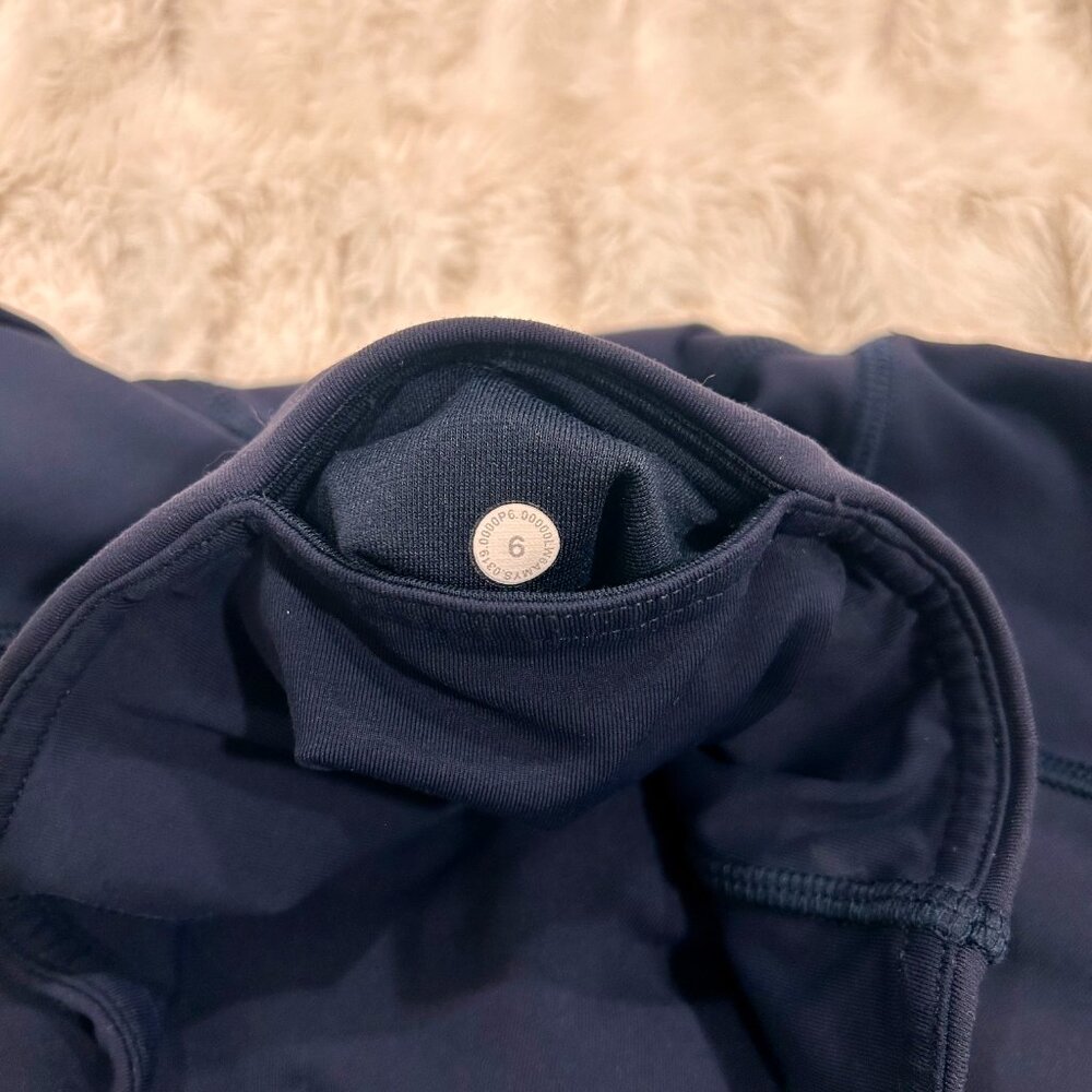Lululemon Navy Blue Women's Pant Leggings Size 6 - Picture 5 of 7